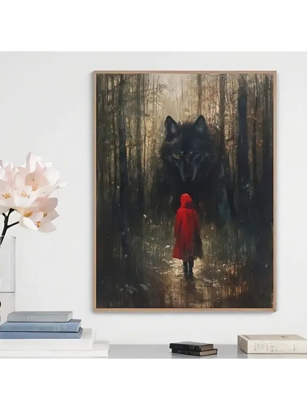 Little Red Riding Hood Canvas Print Wall Art